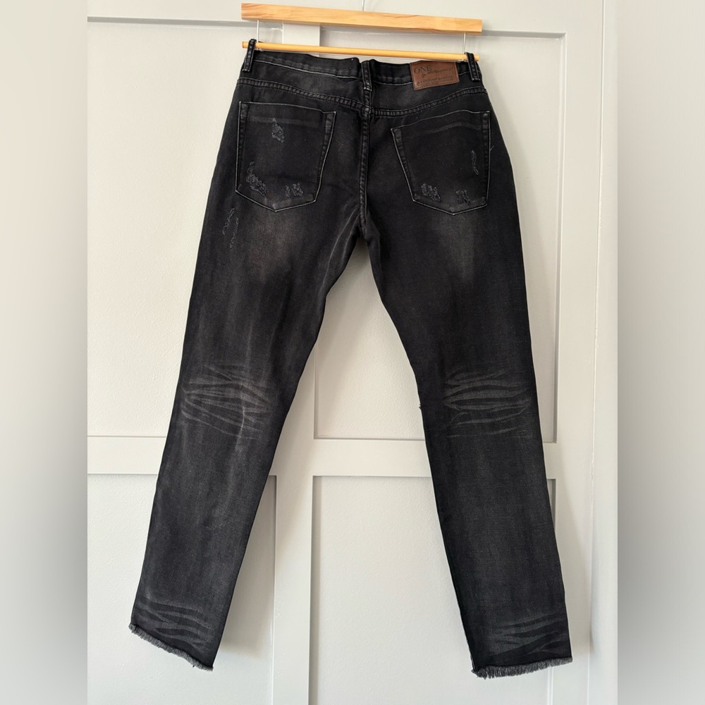 One Teaspoon Awesome Baggies Distressed Jeans - Picture 10 of 13